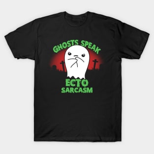 Cute Funny Original Kawaii Ghost Sarcasm Meme T-Shirt